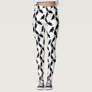 Leggings guêtres de corbeau