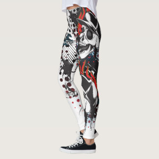 Leggings Guêtres de crânes partout