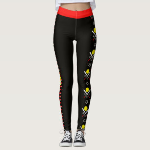 Leggings Guêtres de déclaration de maman du base-ball