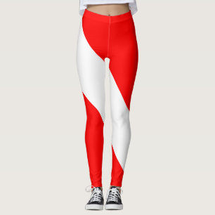 Leggings Guêtres de drapeau de piqué