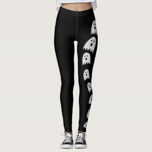 Leggings guêtres de fantôme de Halloween