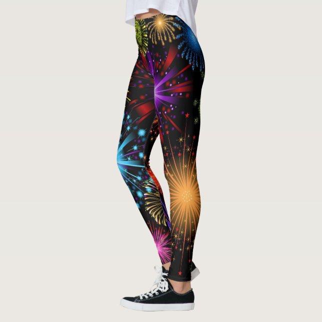 Leggings Guêtres de fête de vacances de la veille de (Gauche)