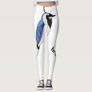 Leggings Guêtres de geai de pie