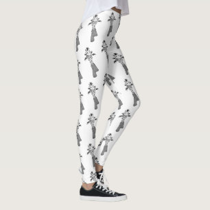 Leggings Guêtres de girafe