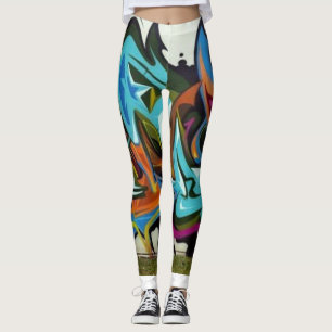 Leggings Guêtres de graffiti