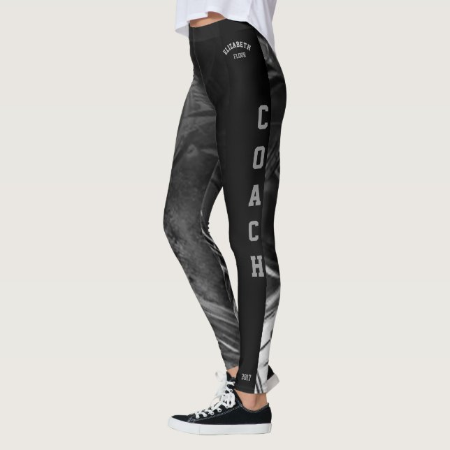 Leggings Guêtres de gymnastique de "Elizabeth" d'entraîneur (Gauche)