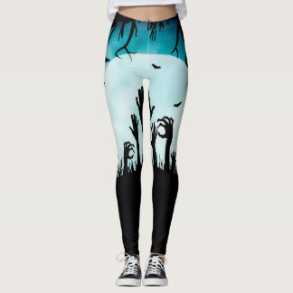 Leggings Guêtres de Halloween d'impression de mains de
