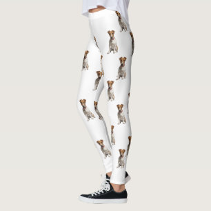 Leggings Guêtres de Jack Russel Terrier des femmes