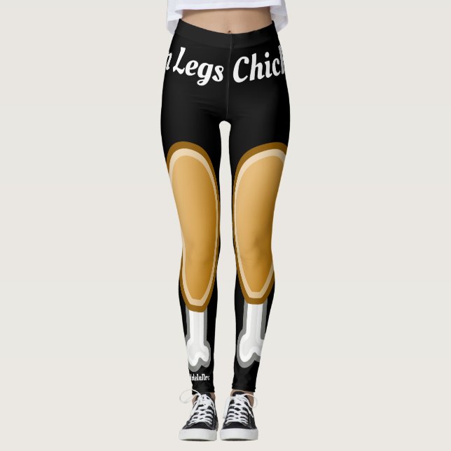 Leggings Guêtres de jambes de poulet (Devant)
