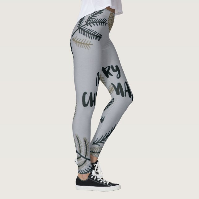 Leggings Guêtres de Joyeux Noël (Droite)
