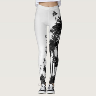 Leggings Guêtres de LA de palmiers