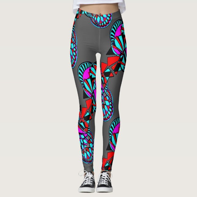 Leggings Guêtres de Le Liza Designs (Devant)