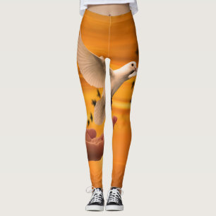 Leggings Guêtres de Liberté de pigeon