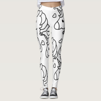Leggings Guêtres de licorne