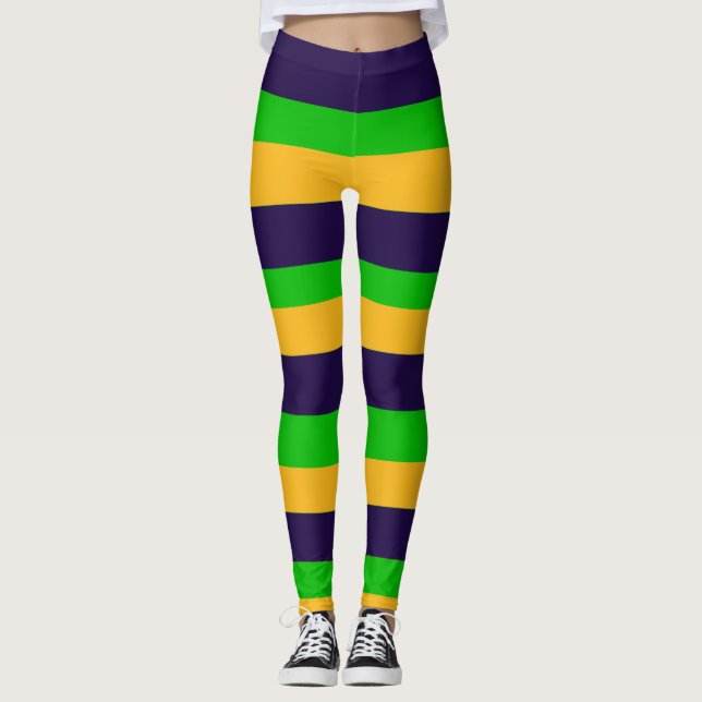 Leggings Guêtres de mardi gras (Devant)