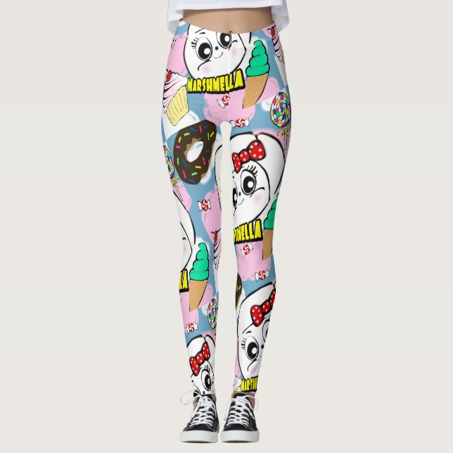 Leggings Guêtres de Marshmella (Devant)