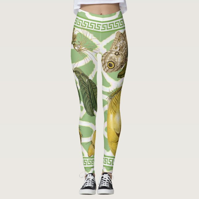 Leggings Guêtres de Merian de treillis (Devant)