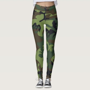 Leggings Guêtres de motif de Camo d'armée