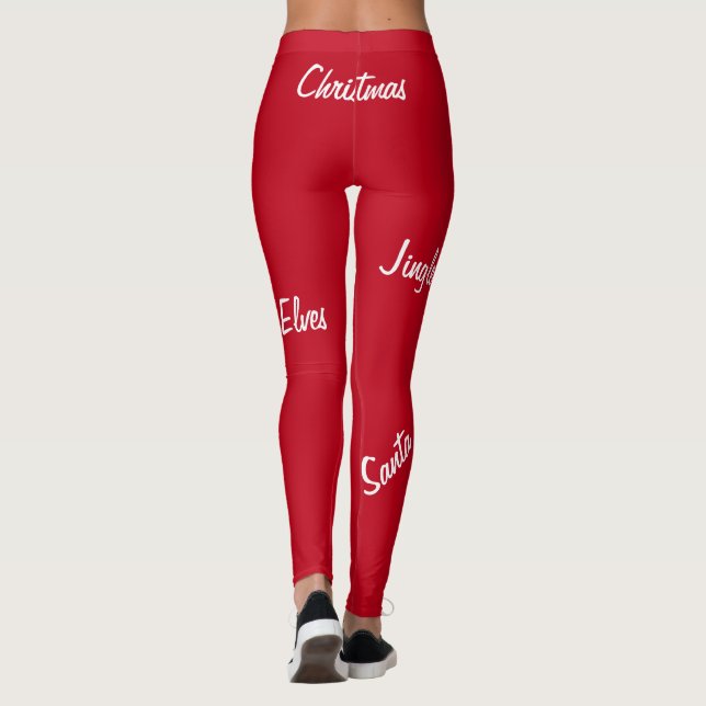 Leggings Guêtres de Noël (Dos)