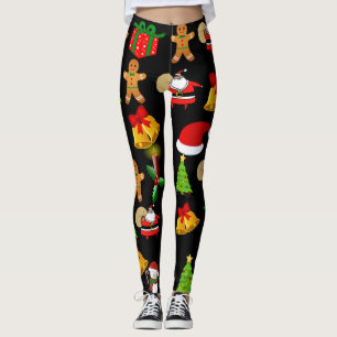 Leggings Guêtres de Noël
