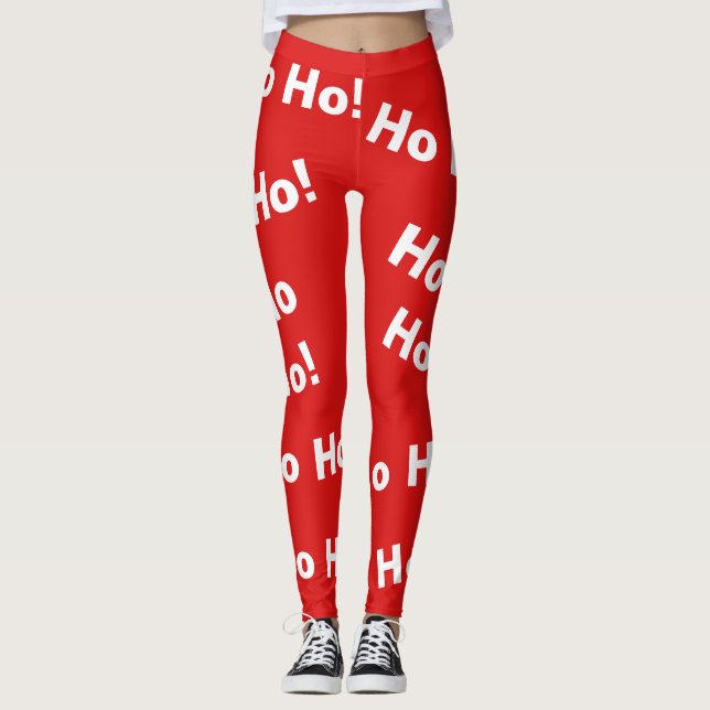 Leggings Guêtres de Noël (Devant)