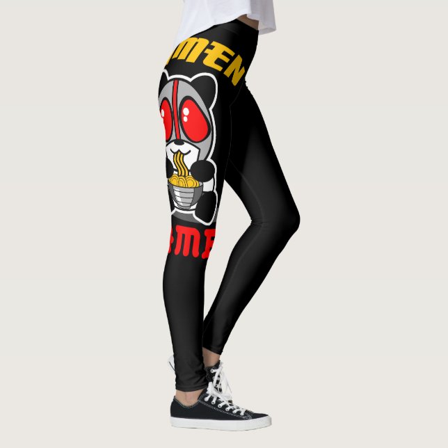 Leggings Guêtres de panda de Ramen de Kamen (Droite)