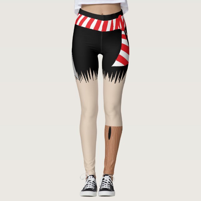 Leggings Guêtres de pirate (Devant)