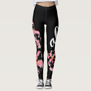 Leggings Guêtres de Plumeria Aloha