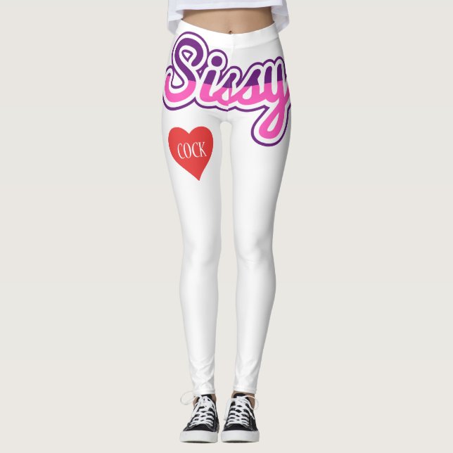 Leggings Guêtres de poule mouillée (Devant)
