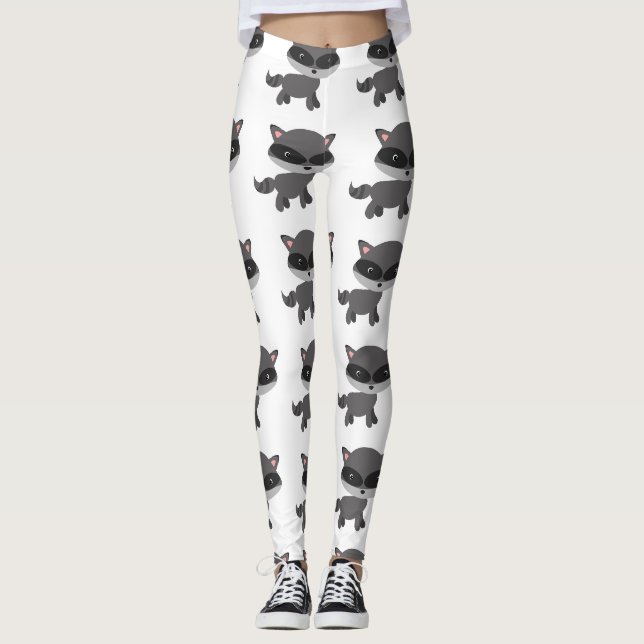 Leggings Guêtres de raton laveur (Devant)