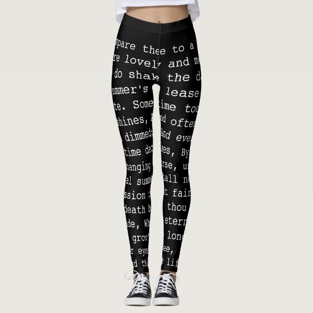 Leggings Guêtres de Shakespeare (Devant)