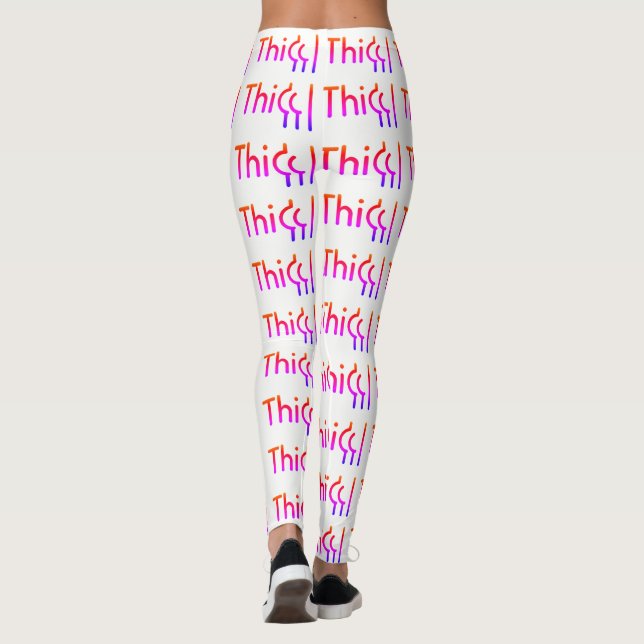 Leggings Guêtres de Thicc (Dos)