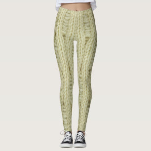 Leggings Guêtres de tricotage de motif