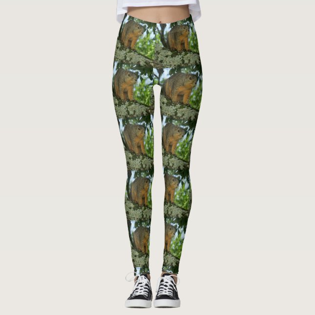 Leggings Guêtres d'écureuil (Devant)
