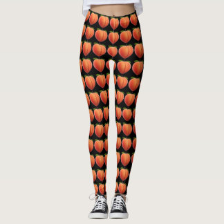 Leggings Guêtres d'Emoji de pêche