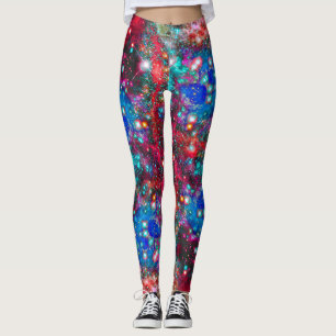Leggings Guêtres d'impression de gisement d'étoile de