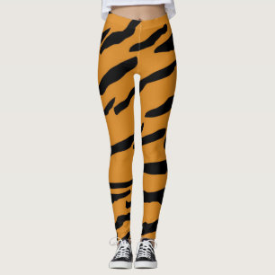 Leggings Guêtres d'impression de tigre