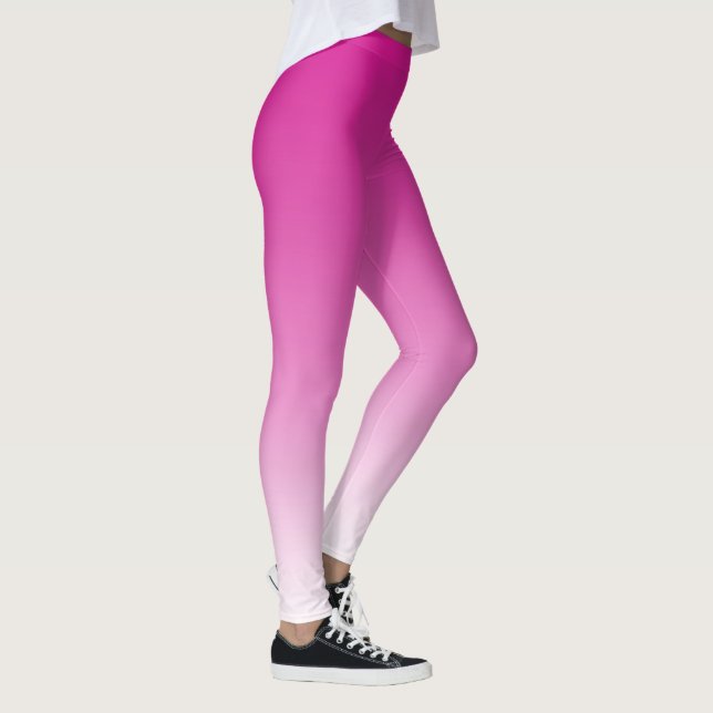 Leggings Guêtres d'impression d'Ombre de roses indien (Droite)
