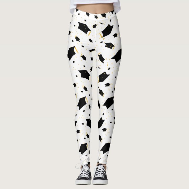 Leggings Guêtres d'obtention du diplôme (Devant)