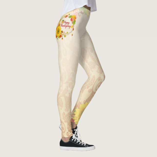 Leggings Guêtres d'options d'image du bon thanksgiving 13A (Droite)