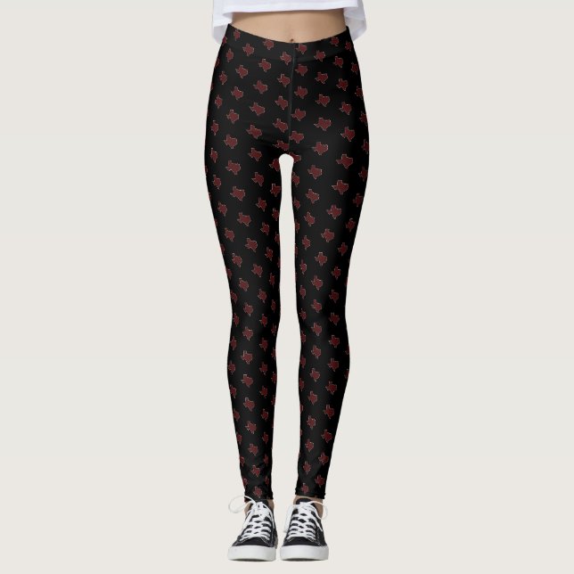 Leggings Guêtres du Texas Aggie (Devant)