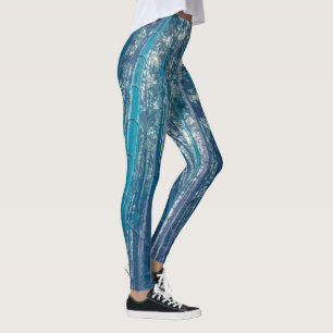 Leggings Guêtres en bambou élégantes de l'illustration   de