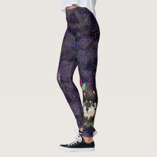 Leggings Guêtres finlandaises tons (pourpres/magenta) de
