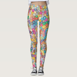 Leggings Guêtres florales