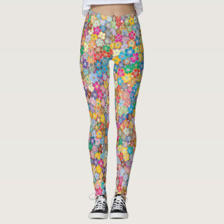 Leggings Guêtres florales