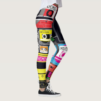 Leggings Guêtres géniales folles de bande de plate-forme