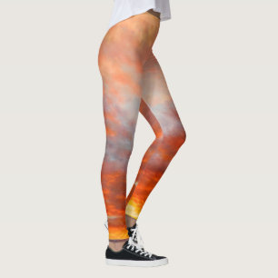 Leggings Guêtres inspirées de lever de soleil