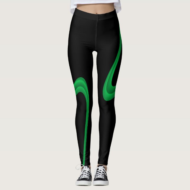 Leggings guêtres lisses avec le réservoir assorti (Devant)