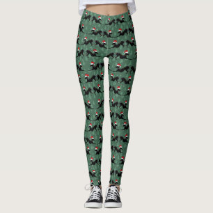Leggings Guêtres Lularoe de Noël de lévrier italien