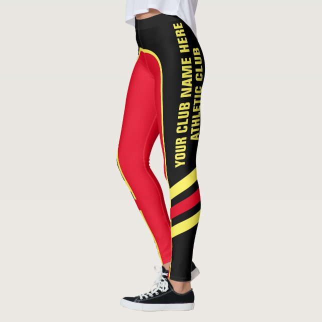 Leggings Guêtres lumineuses personnalisables 1 de bande (Gauche)
